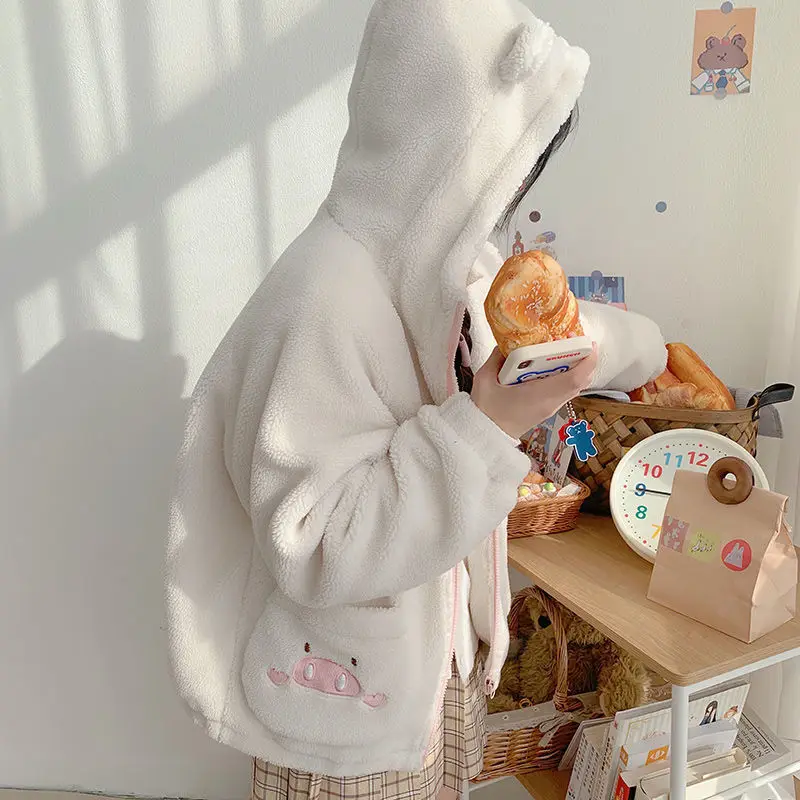 

2021 Fashion Letter Embroidery Harajuku Women's Hoodie High Quality Flannel Loose Pocket Top Pullover Hoodies