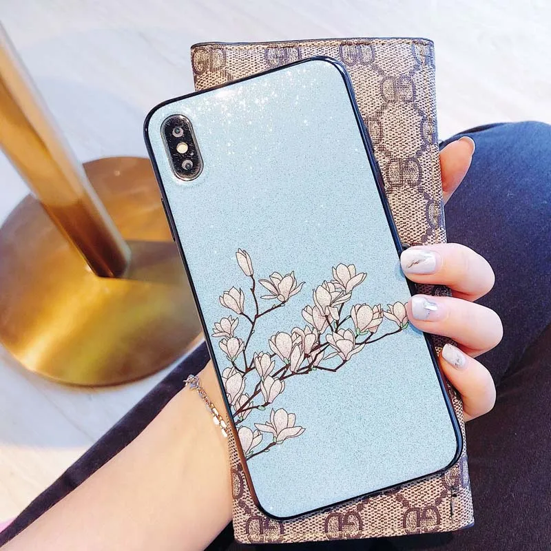 YSW для Vivo Y81 Y81S Y55 Y53 Y65 Y83 V7 Plus Y79 Y75S V9 Y85 Z1 V11 Pro Y91Y91i Y95 роскошный блестящий цветочный
