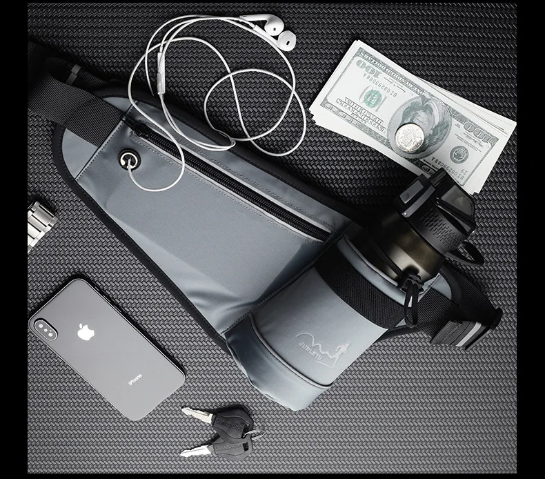 

Sport Portable Running Bags water Bag Men Women Fanny Pack Run Belt for Phone Pocket Jogging Hiking Bag