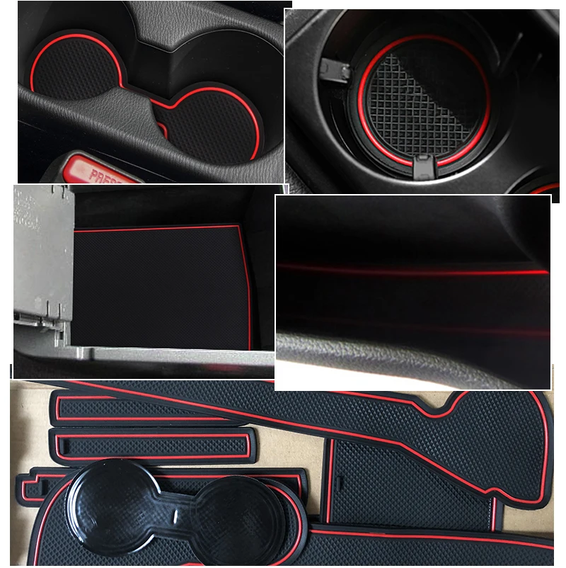 Противоскользящий коврик для телефона коврики ворот чашки KIA Carens 2013 ~ 2019 RP MK3