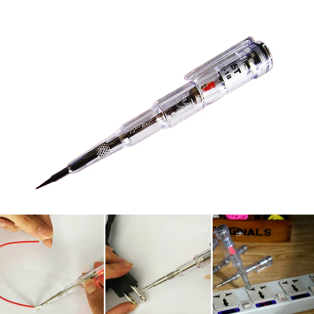 Waterproof Induced Electric Tester Pen Screwdriver Probe Light Voltage Detector AC/DC 70-250V Test Pencil Dropship | Инструменты