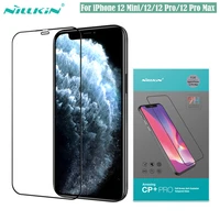 for iphone 12 pro max tempered glass for iphone 12 pro 12 mini nillkin cppro anti explosion full screen protector for iphone12