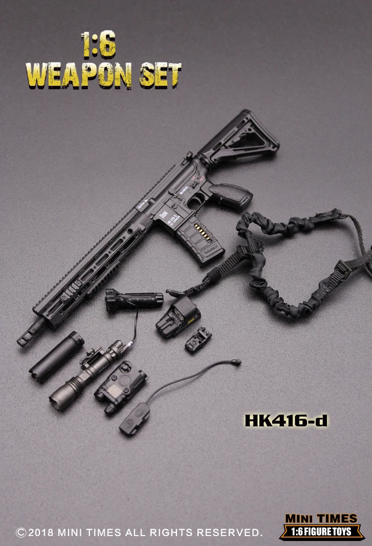 1/6 весы мини-игрушки 1/6 HK416 серии M4 винтовка оружие Модель игрушки для 1" фигурки аксессуары коллекции игрушки