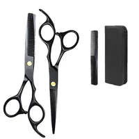 professional japan stainless steel 6 inch cut hair scissors 4 pcs set salon hair cutting tools