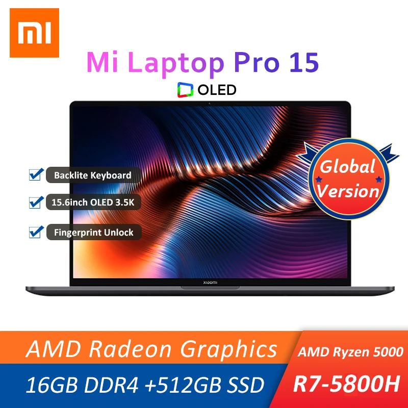 Ультратонкий ноутбук Xiaomi Mi Notebook Pro 15 8/16/5800 Гб SSD Windows 10 | Компьютеры и офис