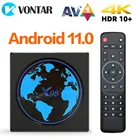 ТВ-приставка VONTAR X98mini Amlogic S905W2 Android 11 4 Гб 64 Гб X98 мини поддержка AV1 Wifi BT ТВ-приставка медиаплеер 4GB3 2 Гб телеприставка