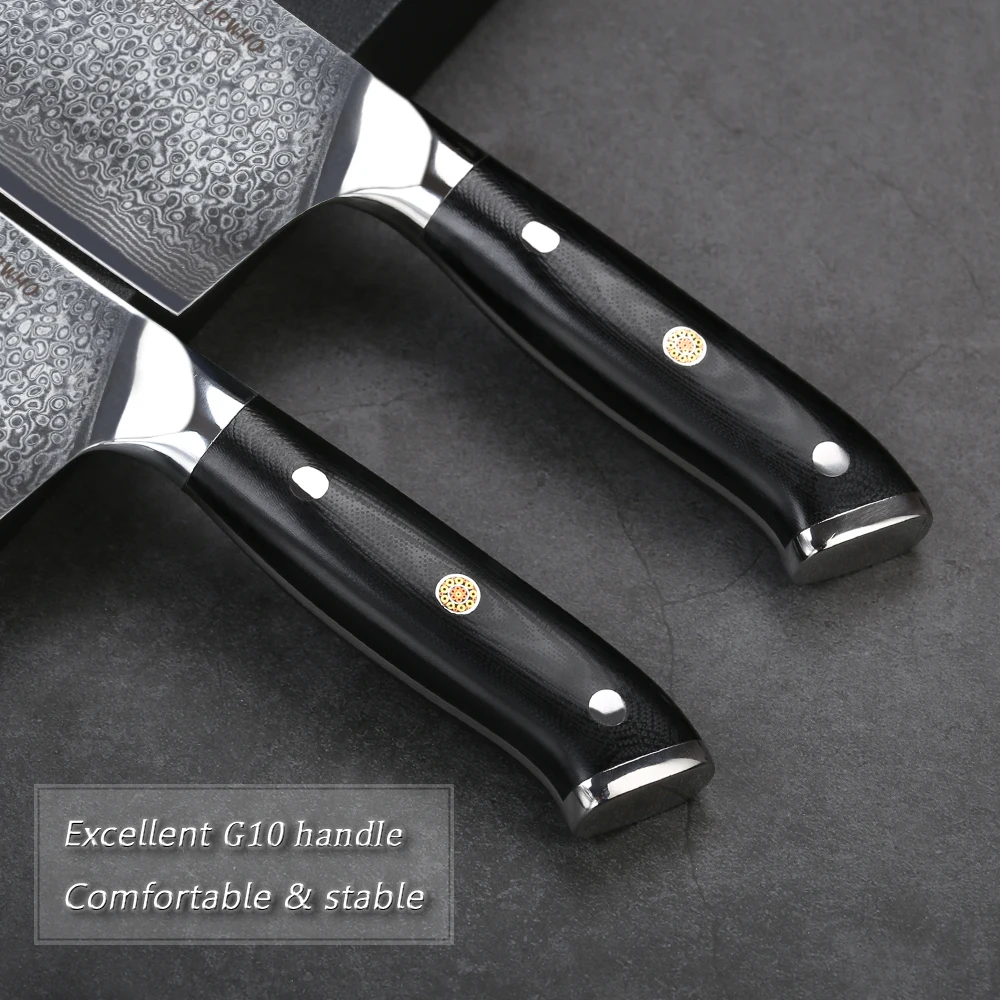 Профессиональный мясницкий нож TURWHO 7 5 дюйма резец из японской дамасской стали