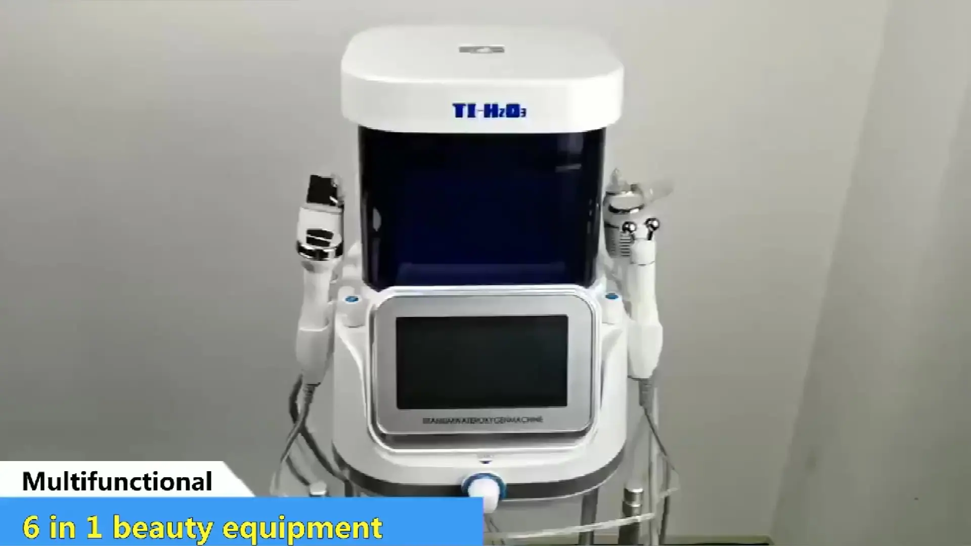 

High quality 6 in 1 hydro dermabrasion skin care ultrasonic massager multi-functional beauty facial machine