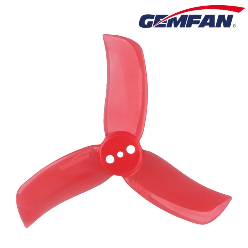 Gemfan Hulkie 2040 2X4X3 3-лопастной Пропеллер из поликарбоната с 3 отверстиями для