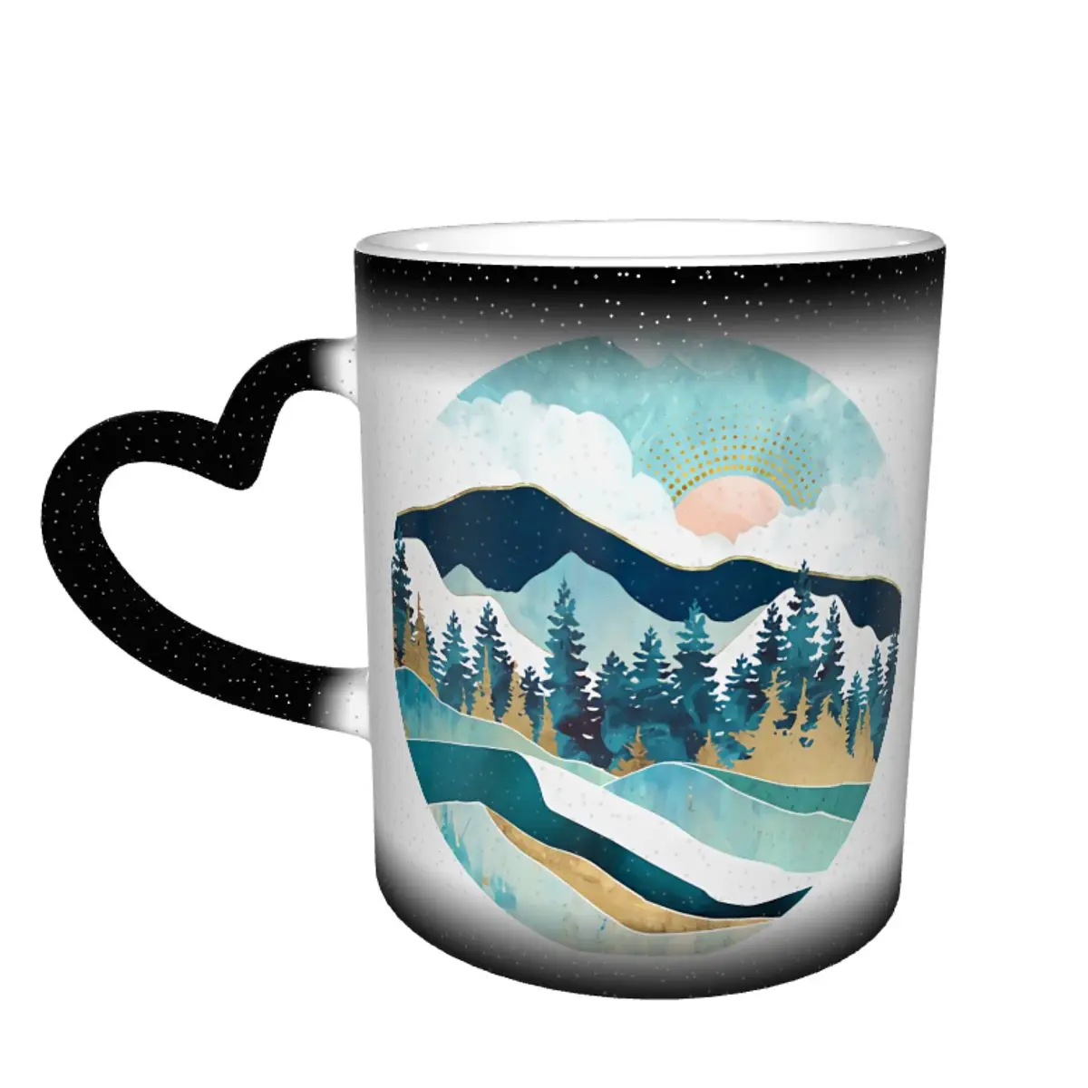 

Forest Mug Cute Ceramic Mug Gift Color Changing Cheap Cups