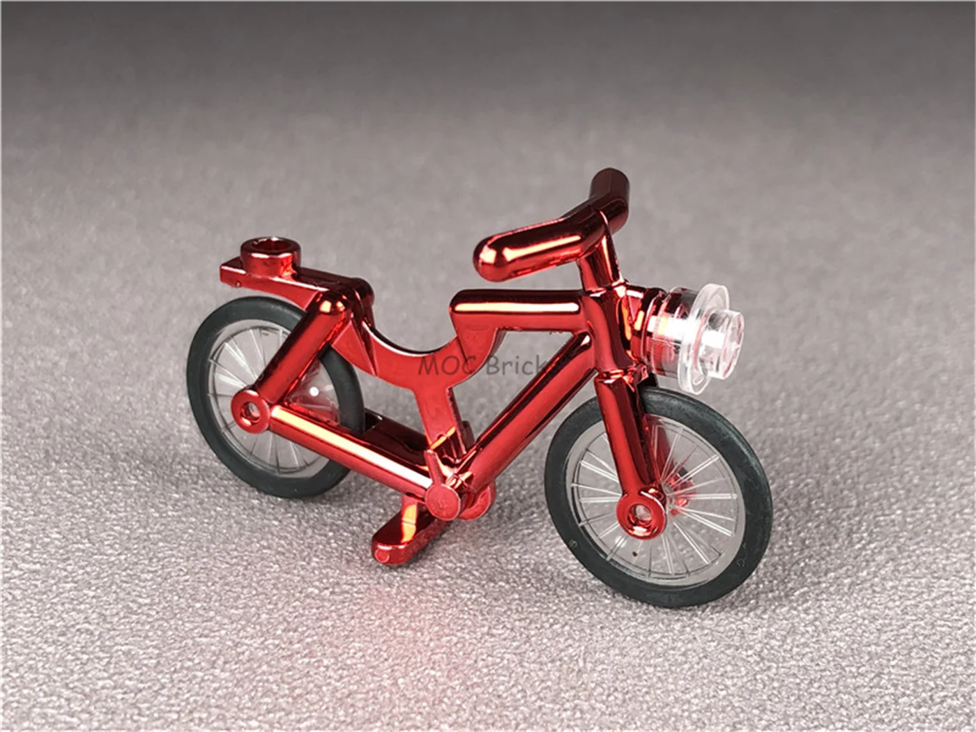 2 шт./лот MOC кирпичи хромированная модель велосипеда скутера куклы фигурка героя