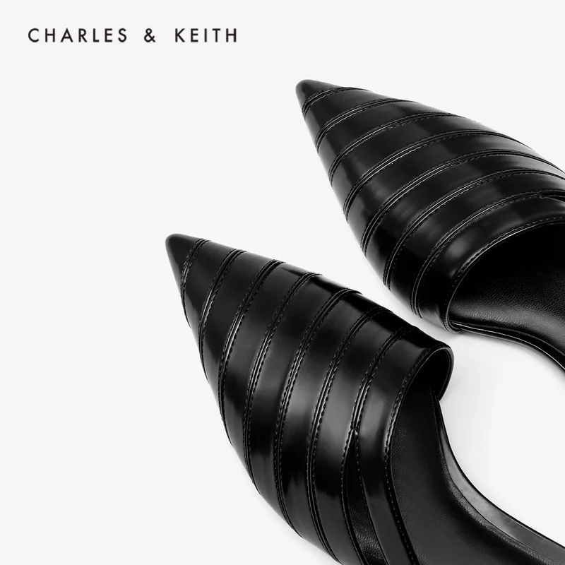 CHARLES＆KEITH Новинка на Весну и Лето2020 CK1 70380778Женские босоножки Острый Носок Плоскем
