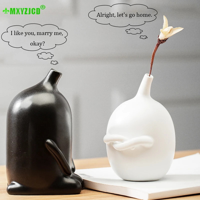 Кукла керамическая ваза пара подарок романтический орнамент фигура скульптура
