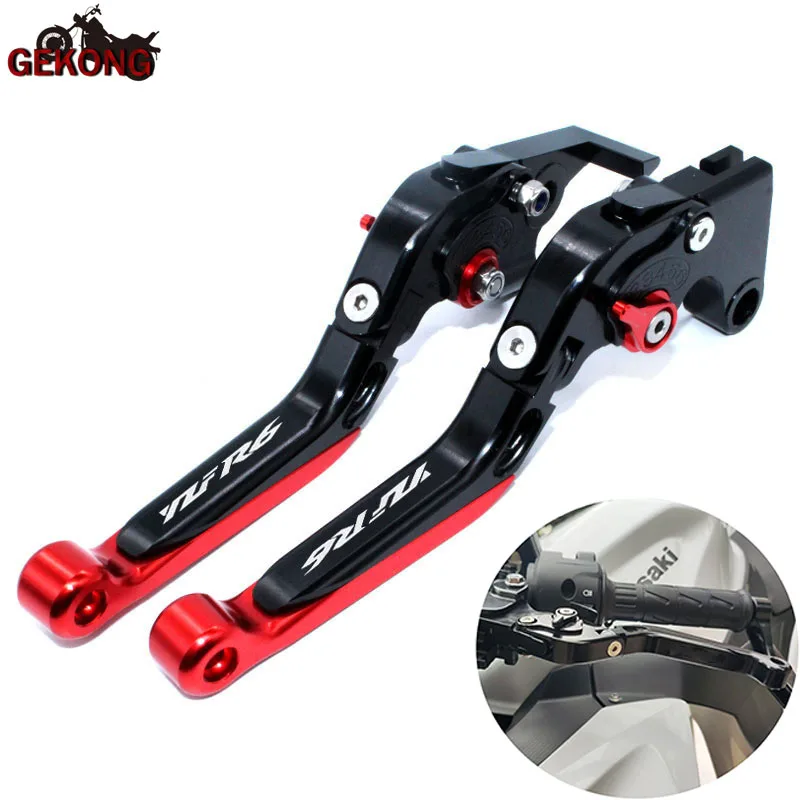 

For YAMAHA YZF R6 YZF-R6 YZFR6 2005-2011 2012 2013 2014 2015 2016 Motorcycle Adjustable Accessories Brakes Clutch Levers Handle