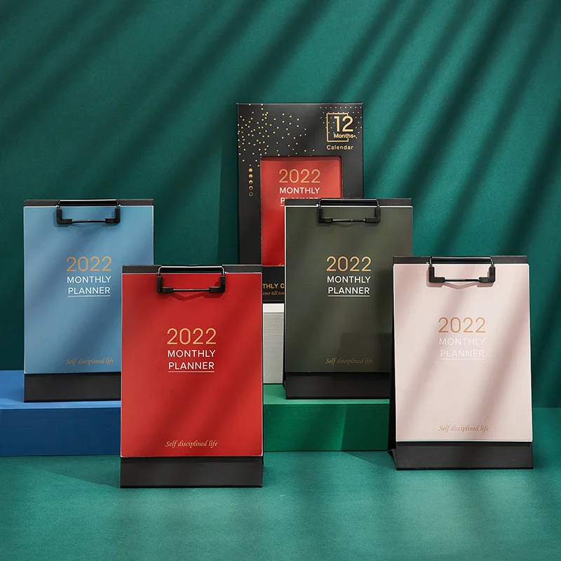 Роскошный Настольный календарь 2022 дневник книга еженедельный и ежемесячный