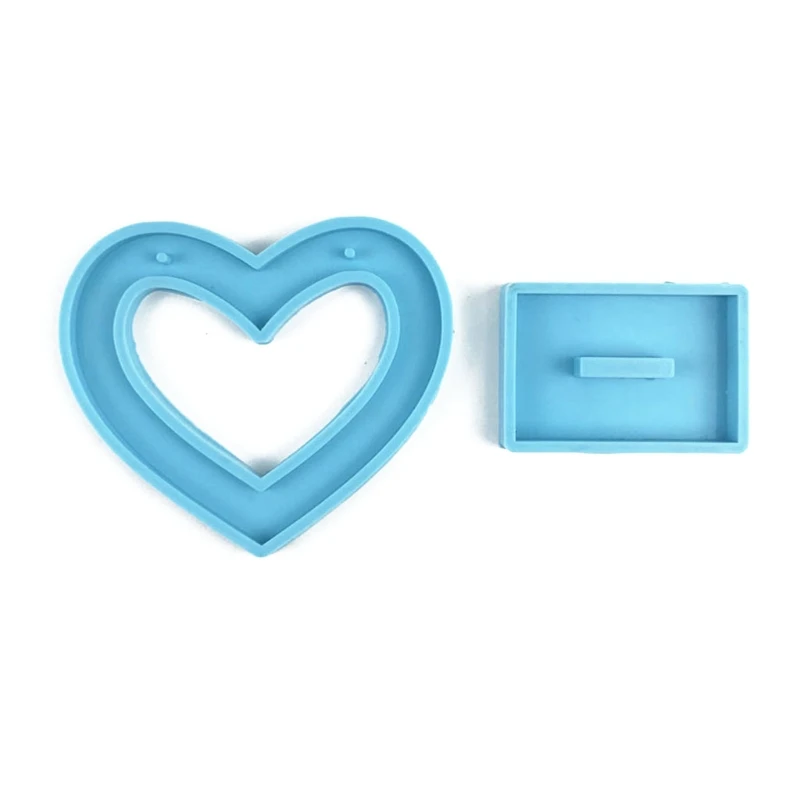 

Love Earrings Display Stand Resin Mold Ear Dangles Showing Rack Silicone Mould