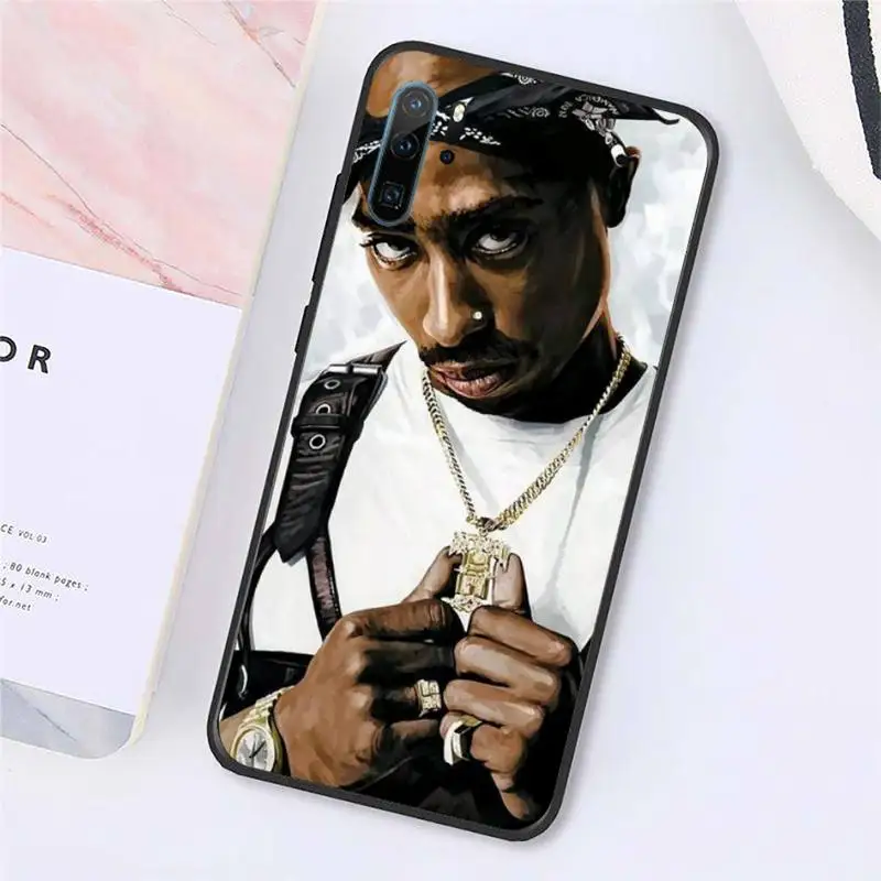 

Rapper 2pac Singer Tupac shell Phone Case For Huawei honor Mate P 10 20 30 40 Pro 10i 9 10 20 8x Lite Y91C V17 6.38 6.44