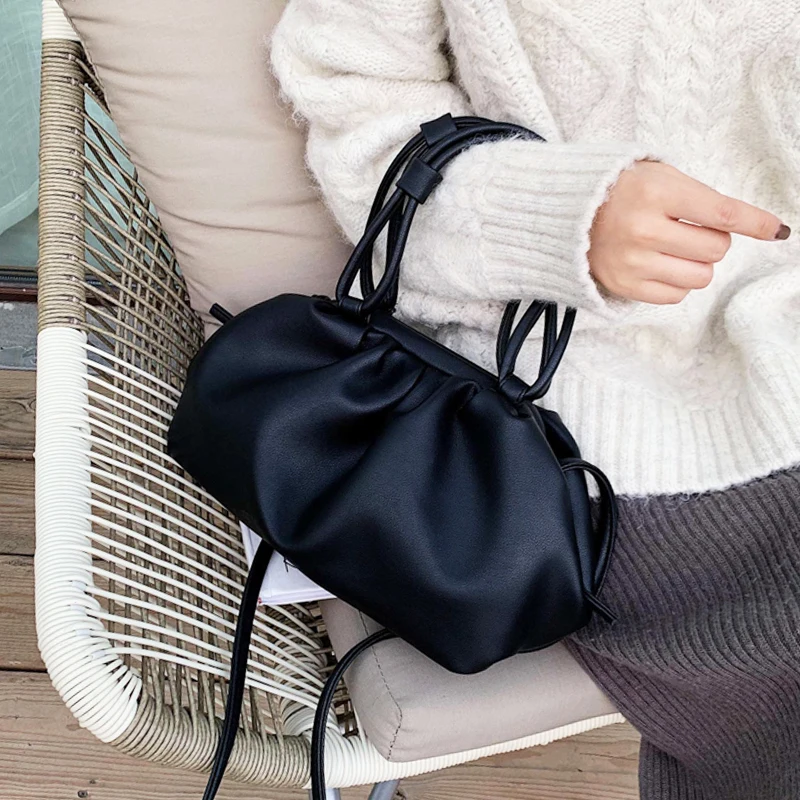 AXUKES однотонные элегантные сумки через плечо для женщин маленький клатч женские