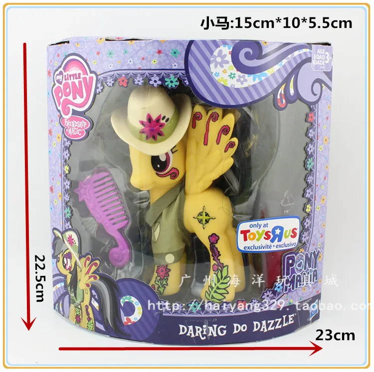 

Hasbro My Little Pony Daring Do Dazzle Pony Mania Doll Gifts Toy Model Anime Figures PVC Collect Ornaments