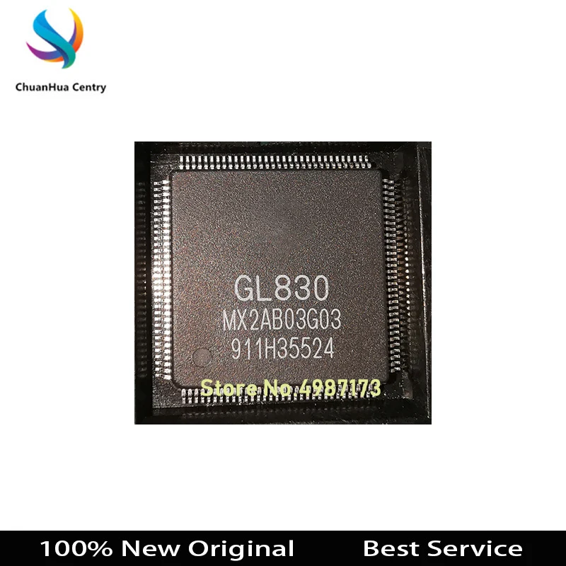 1 шт. GL830 QFP128 100% новая и оригинальная фотография | Мобильные телефоны аксессуары