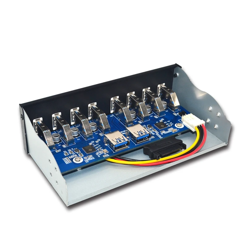 19 Pin до 8 портов USB 3 0 концентратор 5 25 дюймов CD-Rom диск Bay CD Rom Передняя панель для