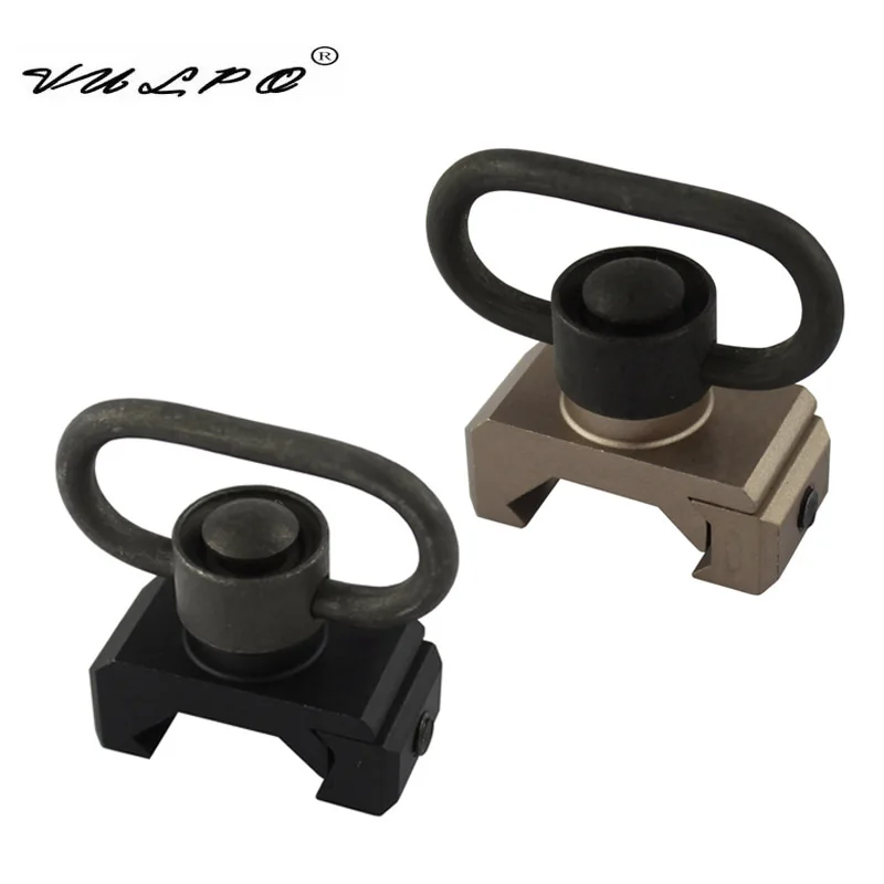 VULPO Quick Release Detach Кнопка слинг Вертлюг адаптер Набор Пикатинни рейку крепление База