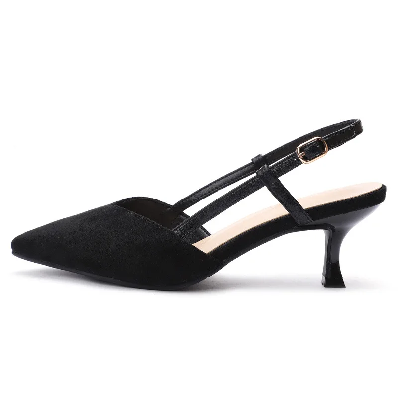 

Sandals Women 2020 New High-heeled Sandals Women Fine-heeled Ladies Sandals Pointed Toe Caps Women's Shoes YZH-FH052-13