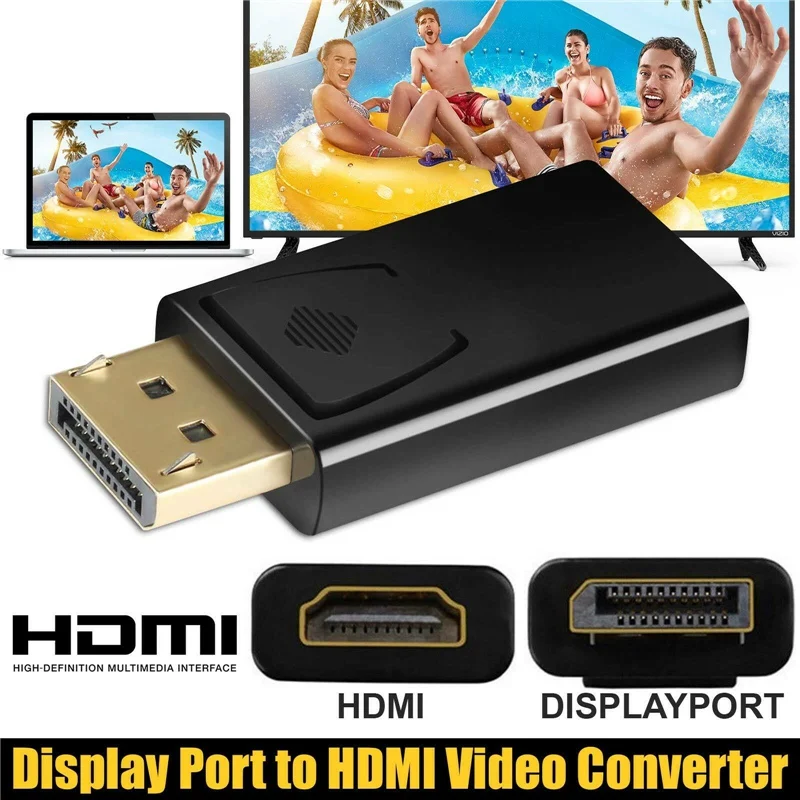 Кабель DP-HDMI адаптер штекер-гнездо для ноутбука |