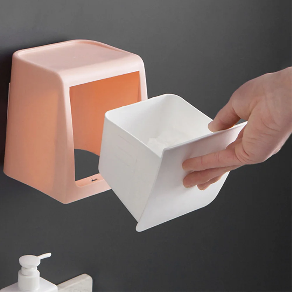 Стикер Складной настенный мусорный бак мусорная корзина стеклянная дверь шкаф