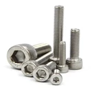 1002005001000 шт M3M4M5M6M8 сталь Шестигранная розетка болты крышки головки винта с гнездом для Шестигранная розетка мультяшный головной убор, метрические болты велосипеда винты