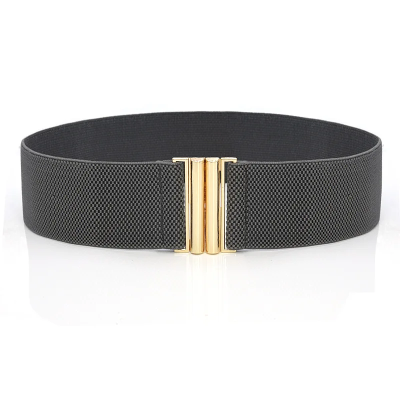 

2021 Women Wide Elastic Waist Belt Dress Belt Accessories Stretch Elastic Wide Corset Waist Metal Buckle corset belt corset belt