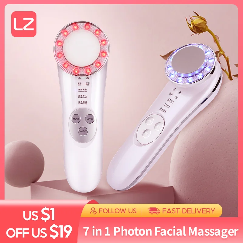 360 ° антивозрастной массажер для лица устройство омоложения удаление морщин и