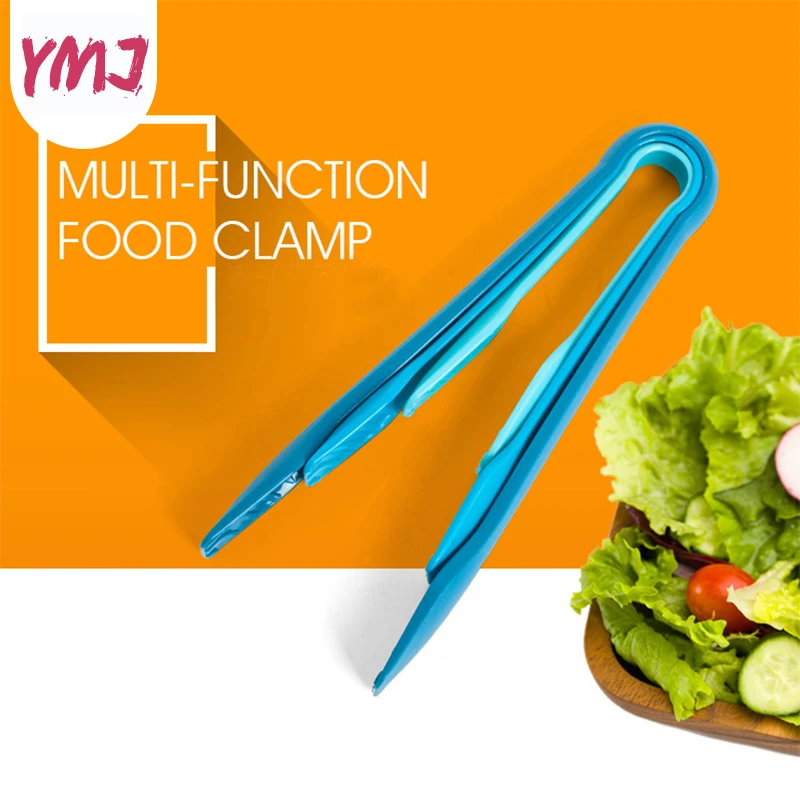 

3Pcs/Set Food Tong Plastic Kitchen Tongs Non-slip Cooking Clip BBQ Salad Bread Clamp Tools Kitchen tools Utensils Accessories