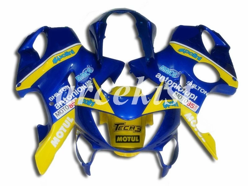 

Injection Mold New ABS Whole Fairings kit Fit for Honda CBR600F4 CBR 600 FS F4 1999 2000 99 00 Bodywork set yellow blue