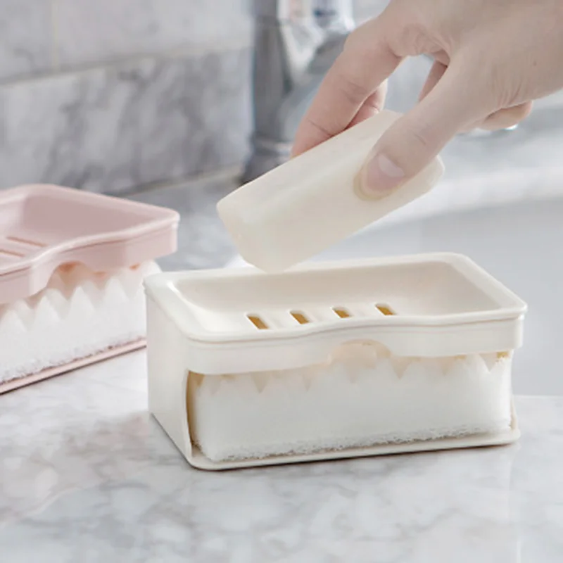 Диспенсер для мыла и губки LEDFRE держатель в ванной комнате губка мытья кухни