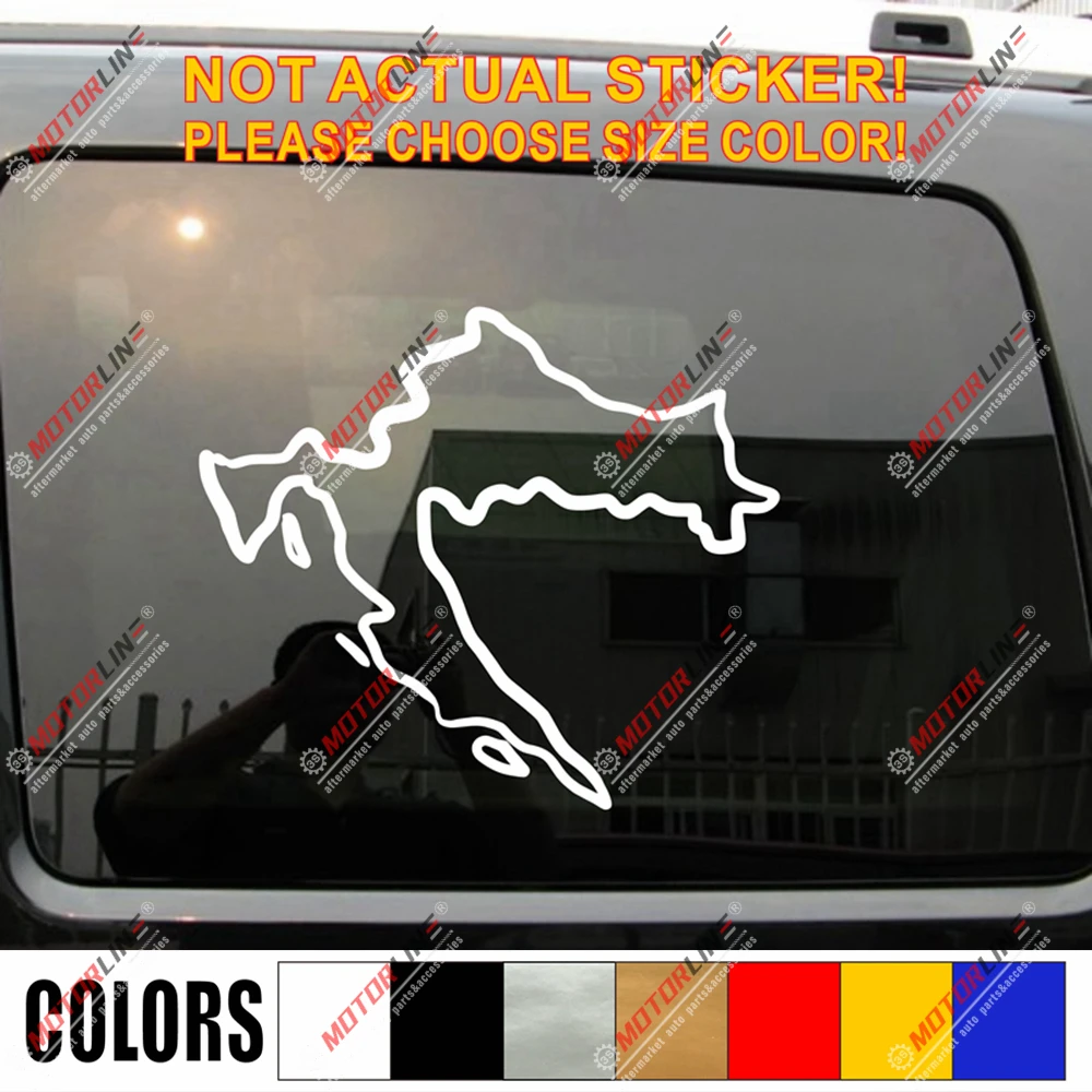 

Карта Хорватии Наклейка контур силуэт хорватский автомобиль винил высечка a