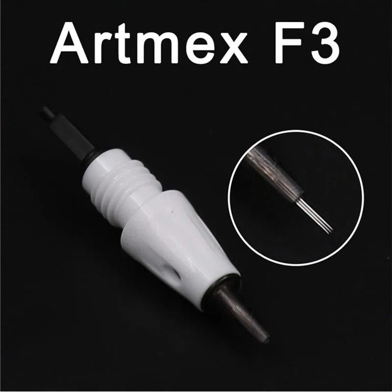 10 шт 1/3/5/7 Pin Сменные иглы картриджи для Artmex V8 V6 V3 микро лезвия тату бровей