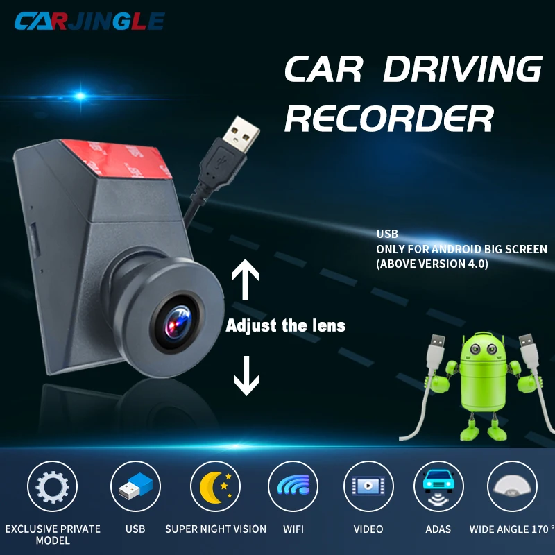 Новейший HD1080P эксклюзивный USB WIFI скрытое вождение автомобиля записанное супер