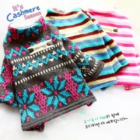 free shipping autumn winter pink stripe dog sweater knit pet clothes warm traveling poodle on sale