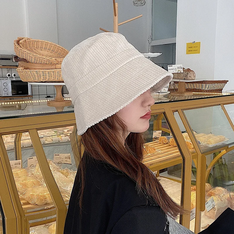 Осенне-зимняя шапка в рыбацком стиле Женская Корейская версия черная