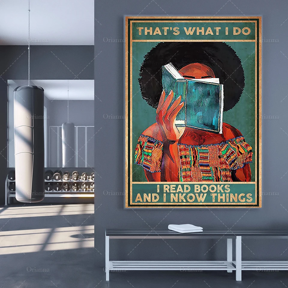 Вот что я делаю читаю книги и знаю вещи плакаты Художественная печать