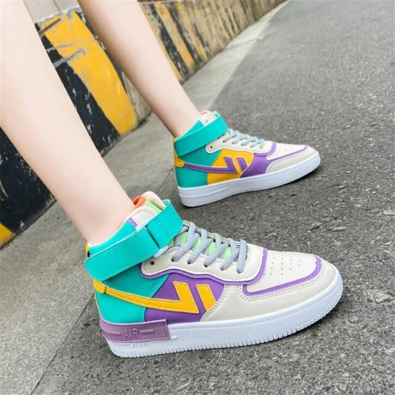 

Fashion Sneakers 2021 Designer Hot Sale White Shoes Female Platform Sneakers Women Tenis Feminino Casual Female Shoes Woman