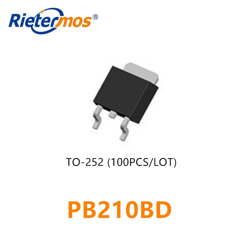 100 шт N CHANNEL 100В PB210BD PB210 B210 TO252 высокое качество|n-channel| |