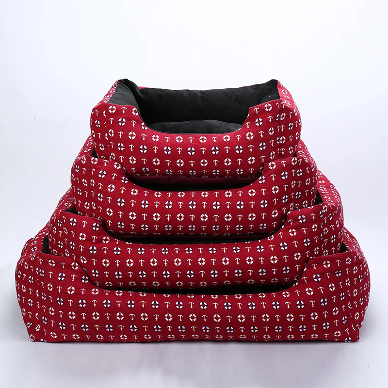 Кровать для собаки диван хлопковая кровать маленьких и средних собак коврик