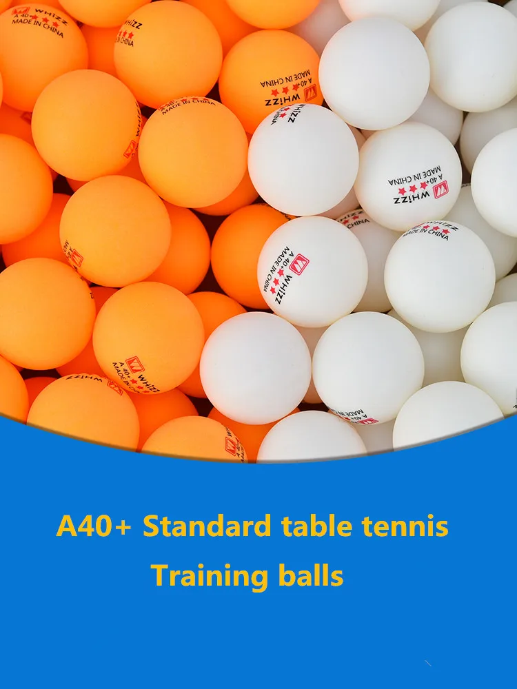 

2021 Whizz Table Tennis Ball Three-Star Competition Training With 40+ New Materials High Elasticity Quality Ping-Pong Balls