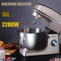 electric milk frother cake flour dough kneading mixer food bread stand mixer maker chef machine egg beater 6 speed whisk 2200w