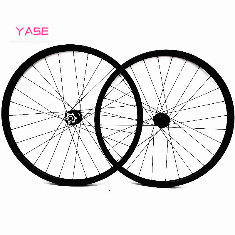 YASE ассиметричные Углеродные mtb дисковые колеса 27 5 er бескамерные велосипедные 40x30