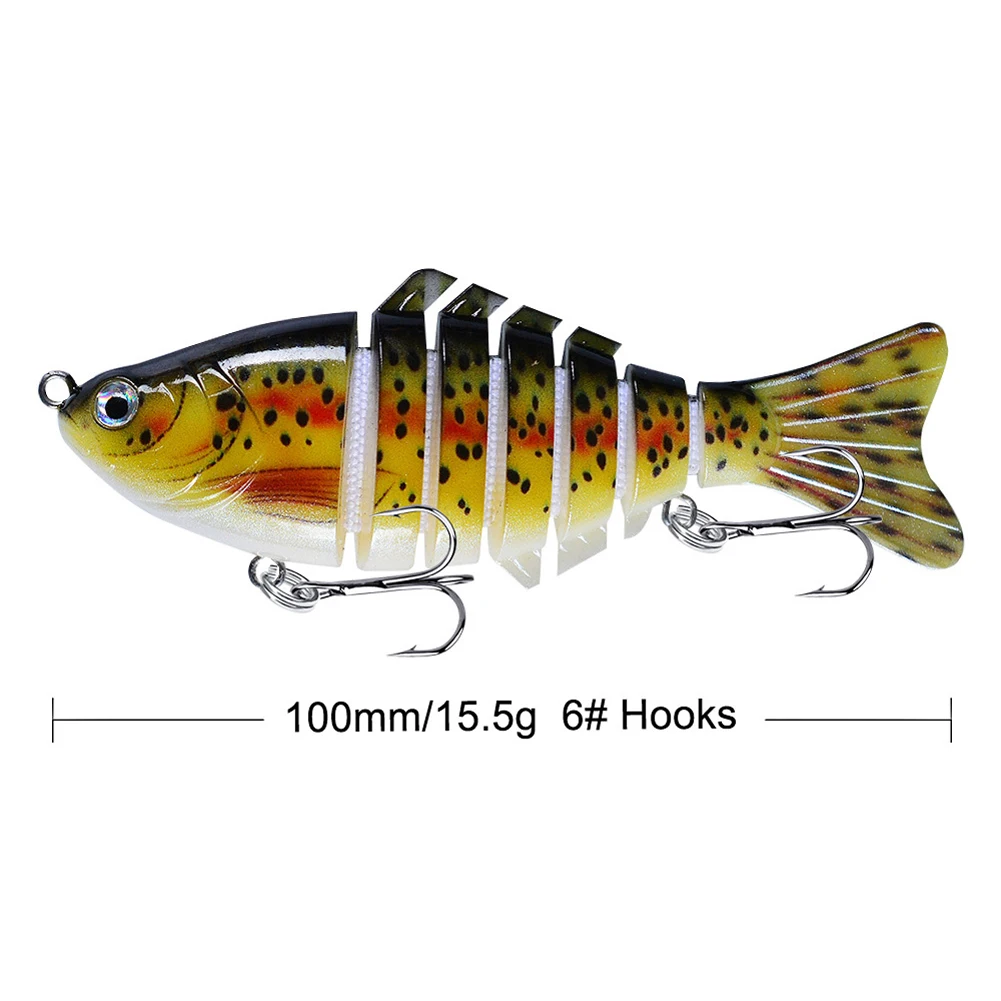 

Fishing Bait Lure Tackle Accessories Artificial Jig Wobblers Crankbait Fishing Multi Jointed Fishing Lure 10cm