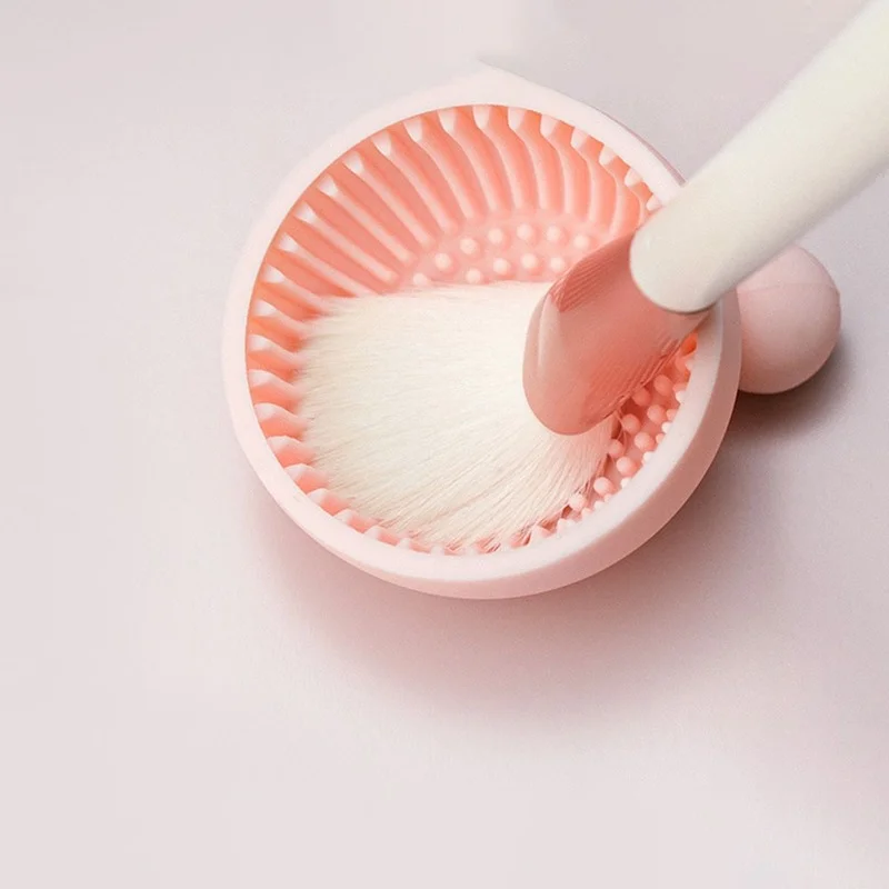 

Silicone Makeup Brush Cleaner Foundation Makeup Brush Scrubber Board Pad Make Up Washing Brush Gel Cleaning Mat Hand Tool