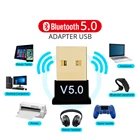 Bluetooth адаптер 5,0 передатчик стерео приемник наушники Coche Колонки USB AUX аудио интерфейс для автомобилей Разъем аксессуары
